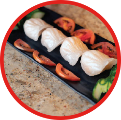 SHRIMP DUMPLING (4) / 虾饺 (4件) (HAR GOW)